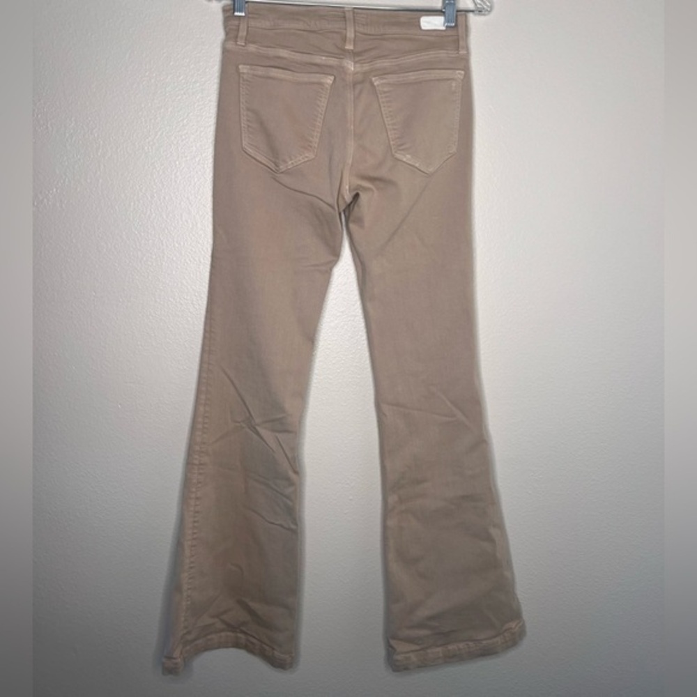 Joie Nouveau Flare Beige stretch jeans 28 #10 - Picture 6 of 9